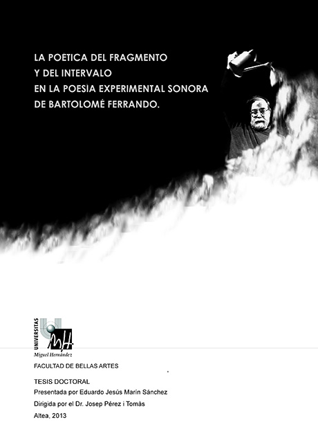 Tesis Doctoral sobre Bartolome Ferrando por Eduardo Jesús Marín 2013